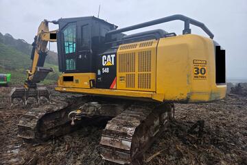 2019 CATERPILLAR 548 GF FORESTRY EXCAVATOR WITH HYD THUMB