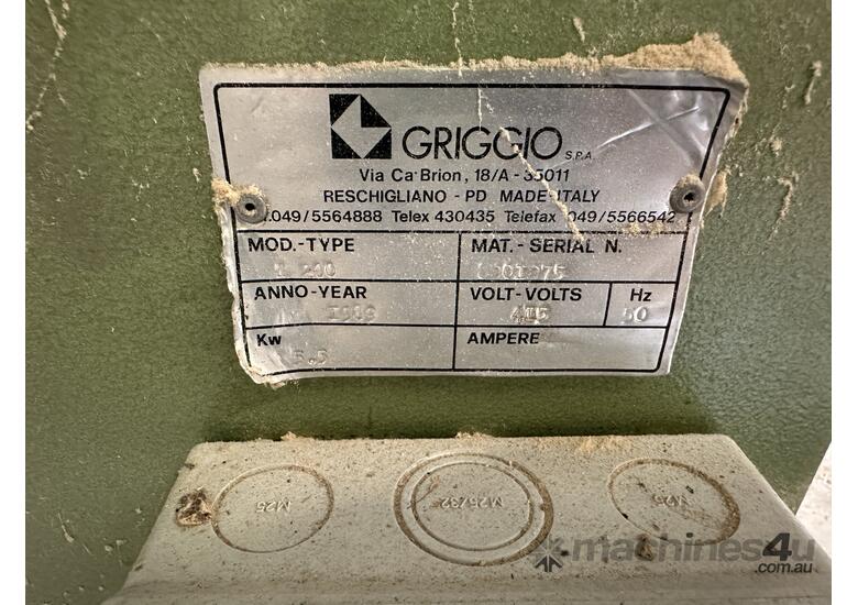 1989 Griggio Spindle T200 Moulder