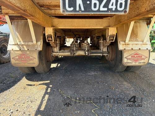 1980 Unknown Tandem Axle Flat Top Trailer