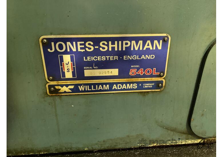 Jones & Shipman 540L Hydraulic Surface Grinder with Magnetic Chuck