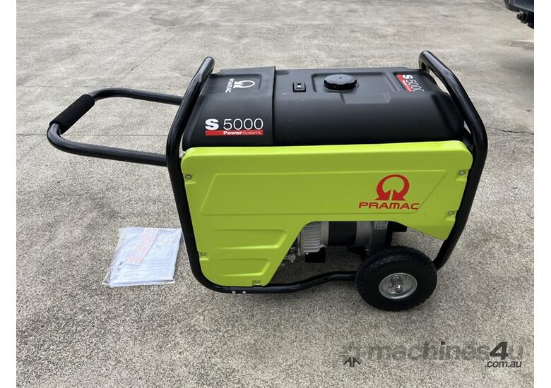 NEW PRAMAC S5000 5.3KVA PETROL GENERATOR