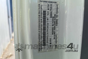 2019 Isuzu FSR 140-260 Street Sweeper (Dual Control)