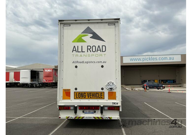 2019 Vawdrey VB S3 Tri Axle Double Drop Curtainside B Trailer