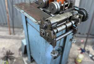 Lockformer sheet metal lock seam roll forming machine Collar Maker former 24GA