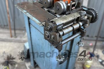 Lockformer sheet metal lock seam roll forming machine Collar Maker former 24GA