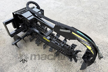 Digga H-drive trencher for mini skid steers
