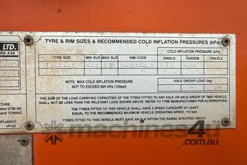 2010 General Transport Equipment 3-2 Tri Axle Side Tipper Combination