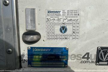 2025 Vawdrey VB S3 Tri Axle Refrigerated Pantech Trailer