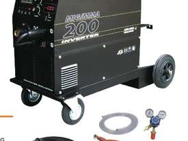 Wheel-mounted Uni-Mig MIG-TIG-MMA 200amp Inverter - picture0' - Click to enlarge