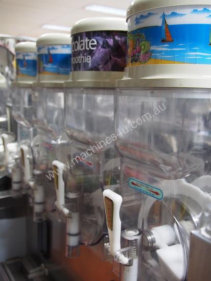 caption Granita - Slush Machine 4 Barrel Dispenser