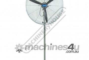 PF-75 Industrial Pedestal Fan - 750mm 90 Oscillating & 120 Tilting Head 290 cubic M/min Air Flow