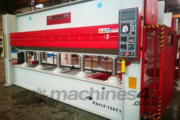 LARGE SINGLE DAYLIGHT HOT PRESS 3800 X 1300MM X 150T IDEAL FOR BENCHTOPS LARGE SINGLE DAYLIGHT HOT PRESS 3800 X 1300MM X 150T IDEAL FOR BENCHTOPS