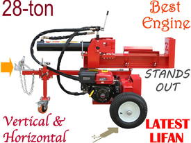 Log Splitter 28-ton Electric Start, 2-way  - picture0' - Click to enlarge
