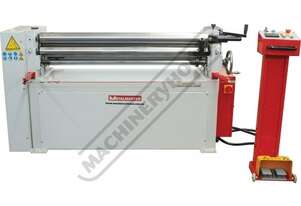 PR-133A Motorised Plate Curving Rolls 1300 x 2.5mm Mild Steel Capacity Motorised Up/Down Rear Roll,