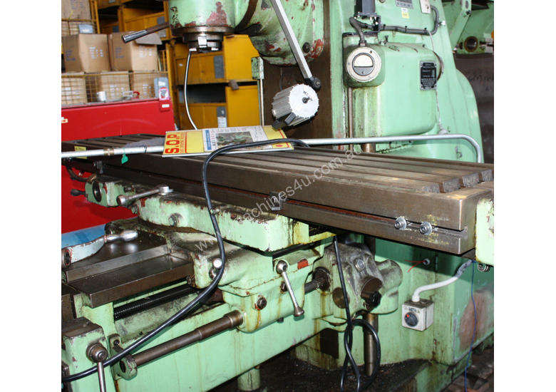 caption Combination Type FWA 41 Milling Machine Ex Tafe