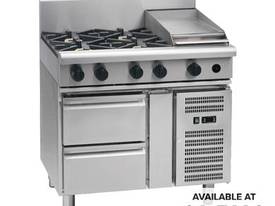 Waldorf 800 Series RNL8603G-RB - 900mm Gas Cooktop Low Back Version `` Refrigerated Base - picture0' - Click to enlarge