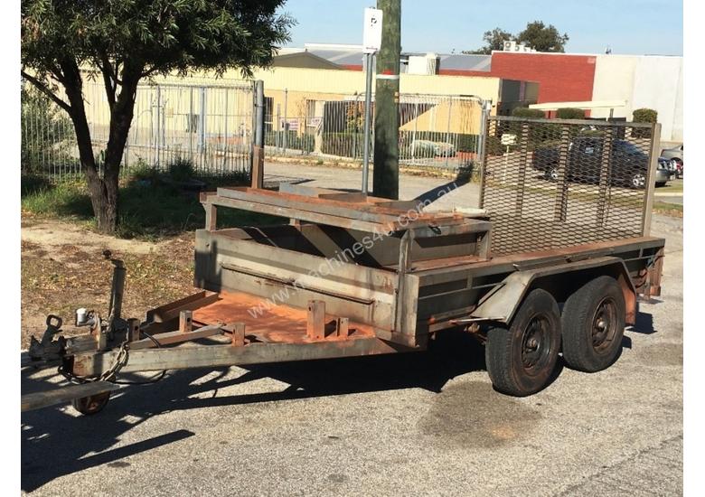 caption 2T PLANT TRAILER HYDRAULIC BRAKES SUIT MINI LOADER 1TEO572