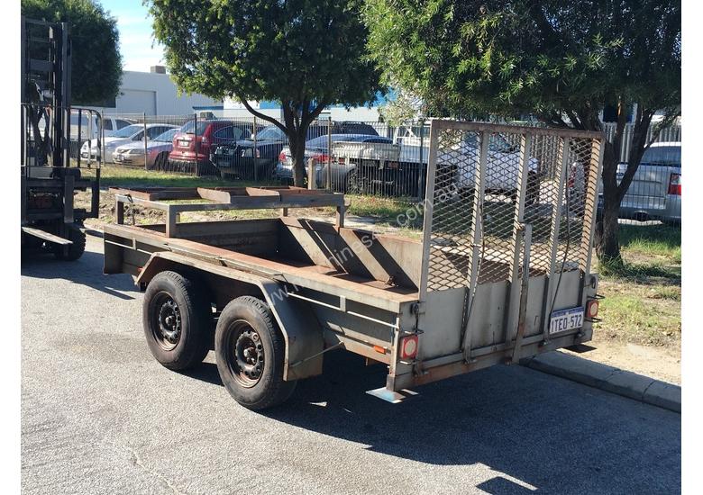 caption 2T PLANT TRAILER HYDRAULIC BRAKES SUIT MINI LOADER 1TEO572