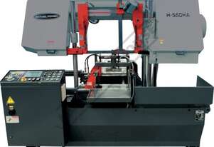 H-550HA-NC NC Double Column Metal Cutting Band Saw - Automatic Hitch Feed 550 x 550mm (W x H) Recta