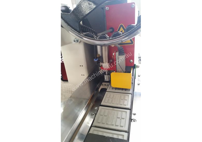 caption NANXING Automatic Edge Banding Machine with separate Corner Rounding Machine NBC332