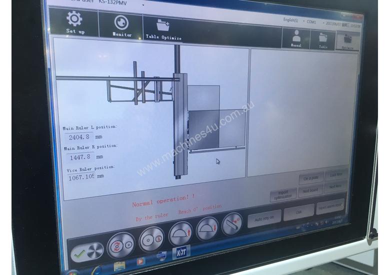 caption 3200mm Electronic saw with Optimisation. Outstanding features and value
