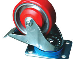 41996 - PU MOULDED ALUMINIUM CORE CASTOR(SWIVEL/BRAKE) - picture0' - Click to enlarge