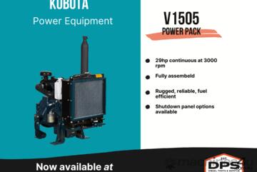 V1505 29.0HP KUBOTA ENGINE POWER PACK