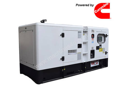 110kVA, 3 Phase, Standby Diesel Generator with Cummins Engine in Canopy