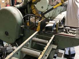 Power hacksaw Parkanons, 3 phase, see working, have two available, one with roller table etc. - picture0' - Click to enlarge