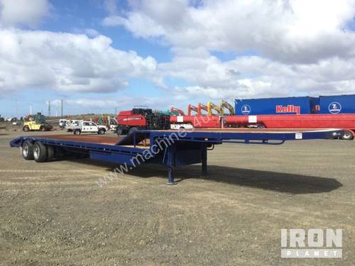 1980 CustomBuilt Bogie/A Step Deck Trailer