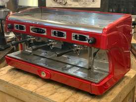ASTORIA CALYPSO 3 GROUP RED ESPRESSO COFFEE MACHINE - picture0' - Click to enlarge