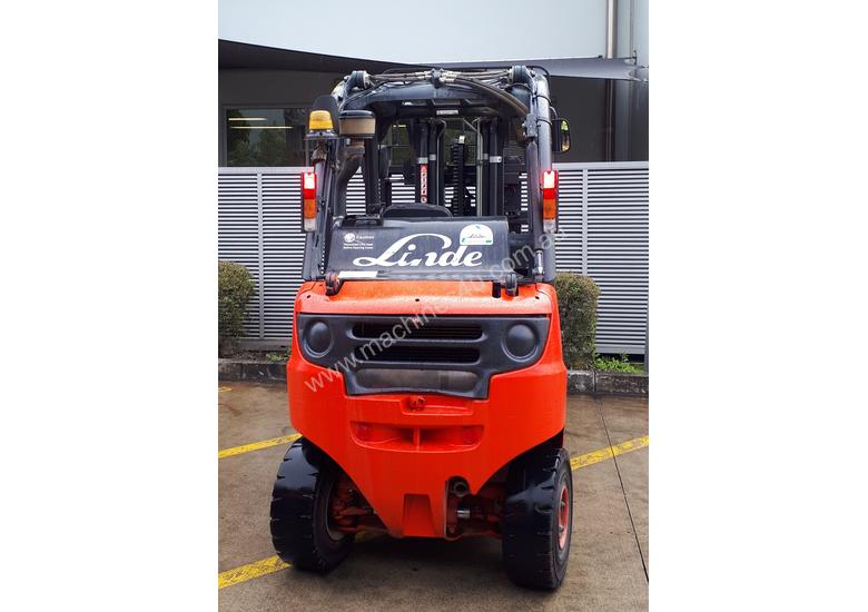 caption Used Forklift: H25T Genuine Preowned Linde 2.5t