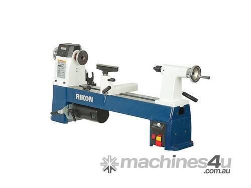 caption 315mm (12.5”) Swing x 510mm (20”) Between Centres Variable Speed MIDI Lathe 70-220VSR by Rikon