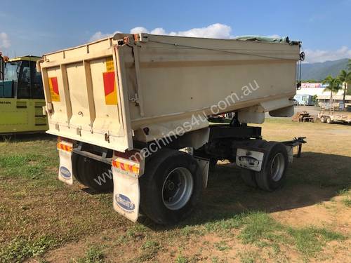1995 MACOL 2-Axel Tipping Dog Trailer