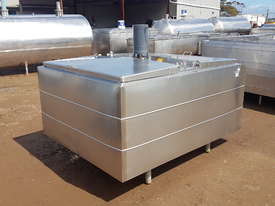 STAINLESS STEEL TANK, MILK VAT 1400 LT - picture1' - Click to enlarge