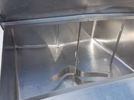 STAINLESS STEEL TANK, MILK VAT 1400 LT - picture2' - Click to enlarge