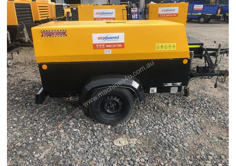 caption 2004 Atlas Copco XAS97 - 180cfm Towable Diesel Air Compressor