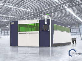 HSG 4020A 1.5kW Fiber Laser Cutting Machine (IPG source, Alpha Wittenstein gear)  - picture0' - Click to enlarge