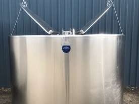 4,000ltr Jacketed Steel Tank, Milk Vat - picture0' - Click to enlarge