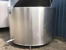 4,000ltr Jacketed Steel Tank, Milk Vat - picture2' - Click to enlarge