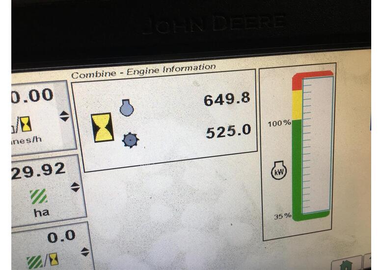 caption John Deere S670 Header(Combine) Harvester/Header