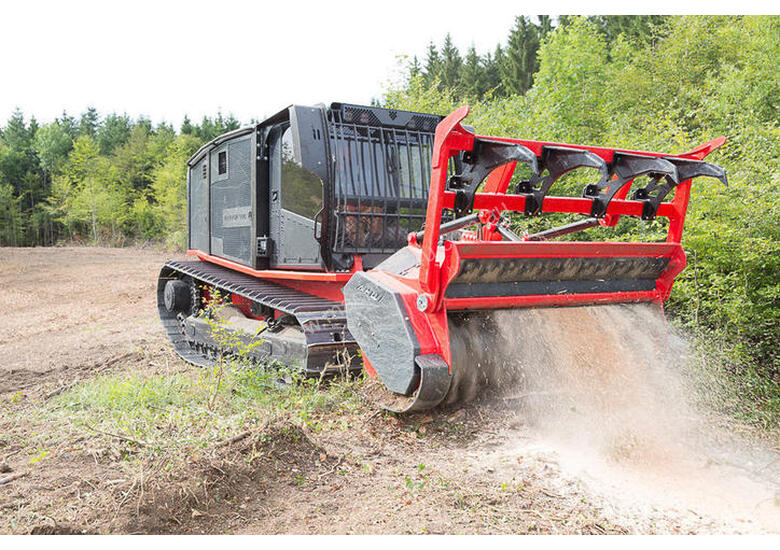 caption Prinoth Raptor 300 Tracked Forestry Mulcher