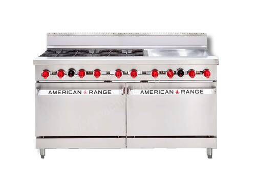 American Range 60`` Oven Range AAR.6B.24G