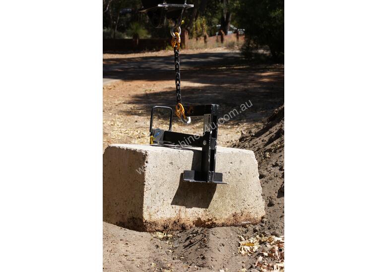 Hire himac Limestone Block Lifters for Hire Perth Excavator Jib in