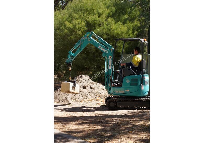 Hire himac Limestone Block Lifters for Hire Perth Excavator Jib in