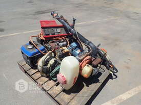 PALLET COMPRISING OF PUMP, HEDGER, CHAINSAW, BLOWER, INDUCTION MOTOR & GENSETS - picture1' - Click to enlarge
