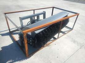 Hydraulic Angle Broom to suit Skidsteer Loader - picture0' - Click to enlarge