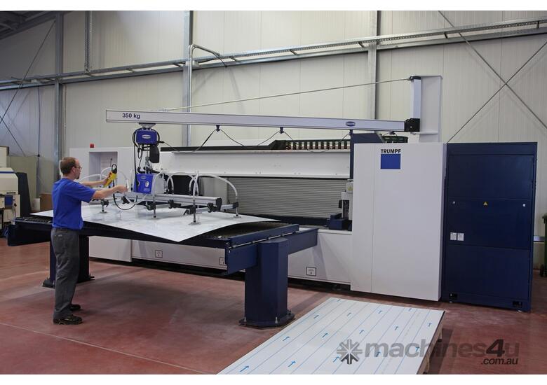 caption 750kg VacuMaster for handling & loading sheet steel.