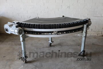 Curved 90 Degree Corner Motorised Conveyor - Transnorm TS1500
