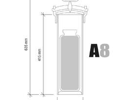 8Kg Glue Feeder Tank for PVA with 1 x 0002 Nozzle Series A8 9001 by Pizzi - picture1' - Click to enlarge
